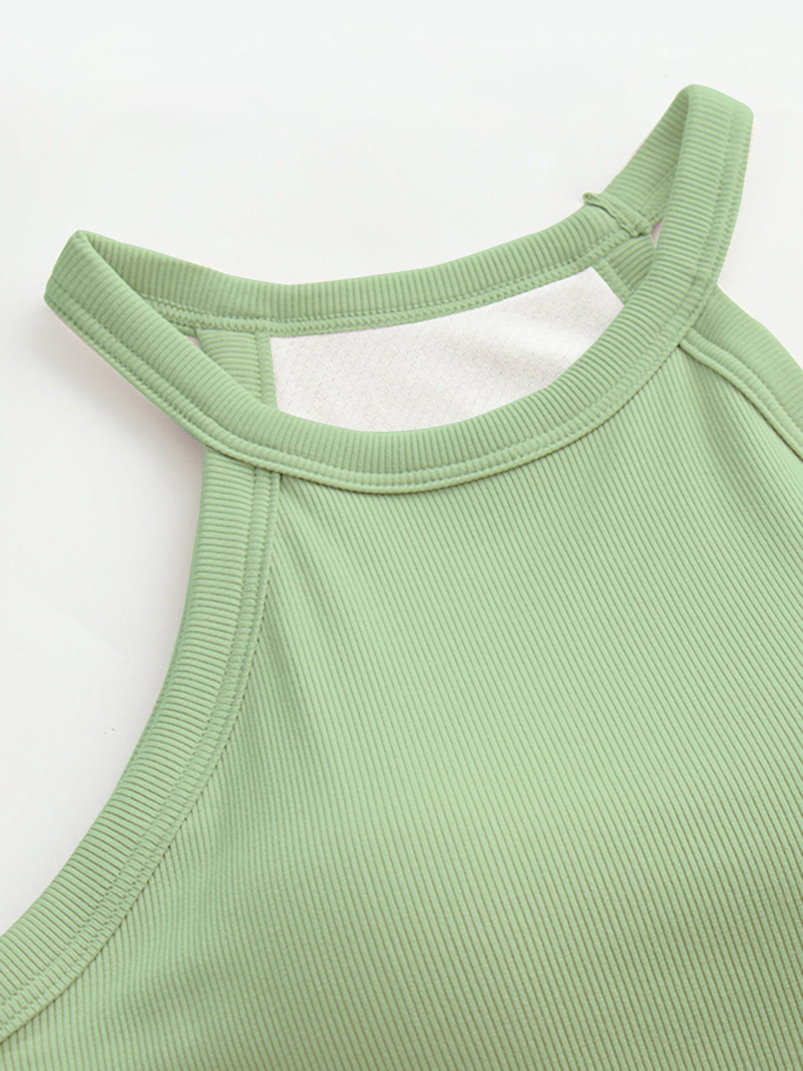 Blueberi B Women’s Grecian Neck Tank With Chest Pads Viscose Elastane Size S-XL