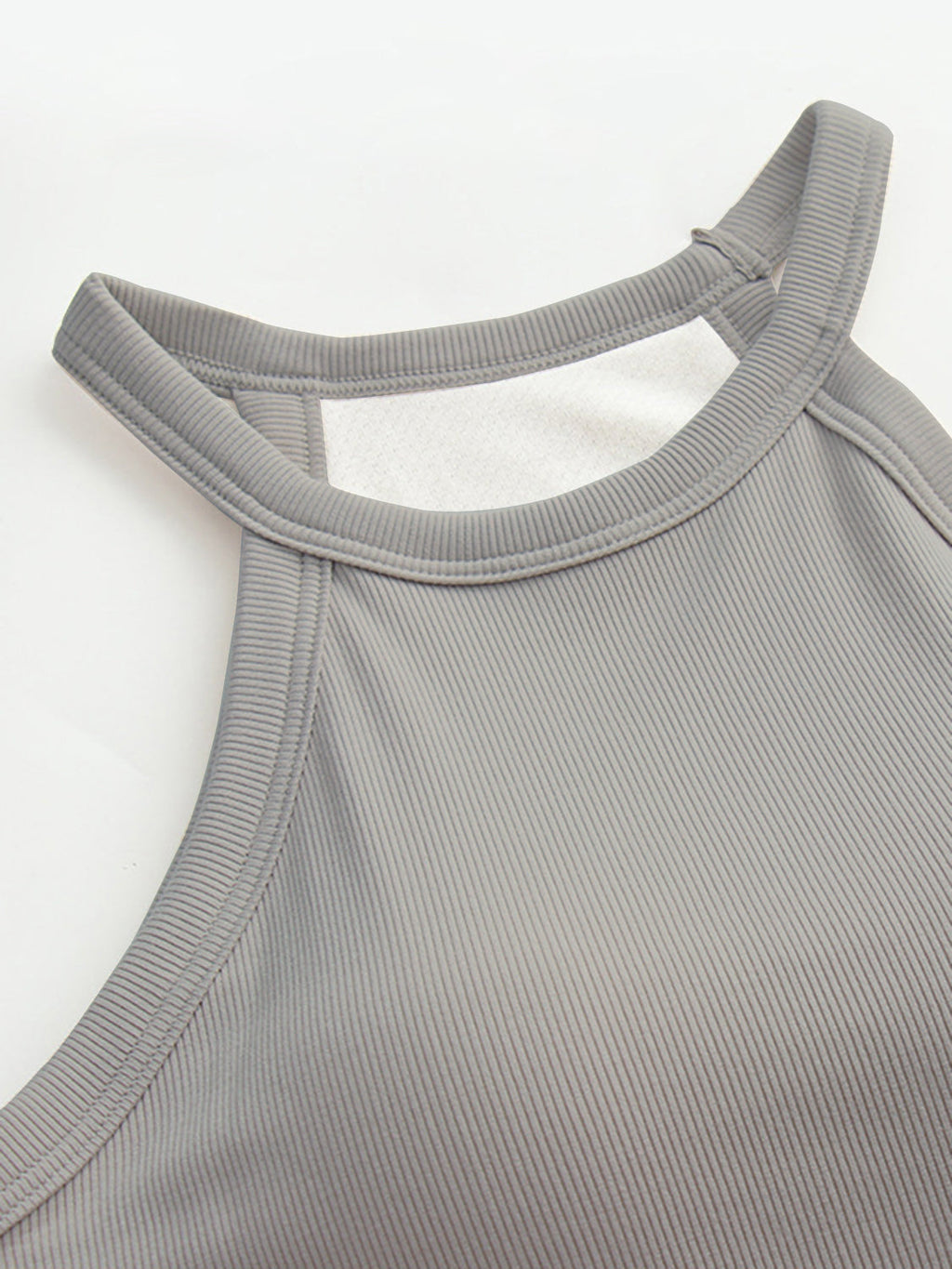 Blueberi B Women’s Grecian Neck Tank With Chest Pads Viscose Elastane Size S-XL
