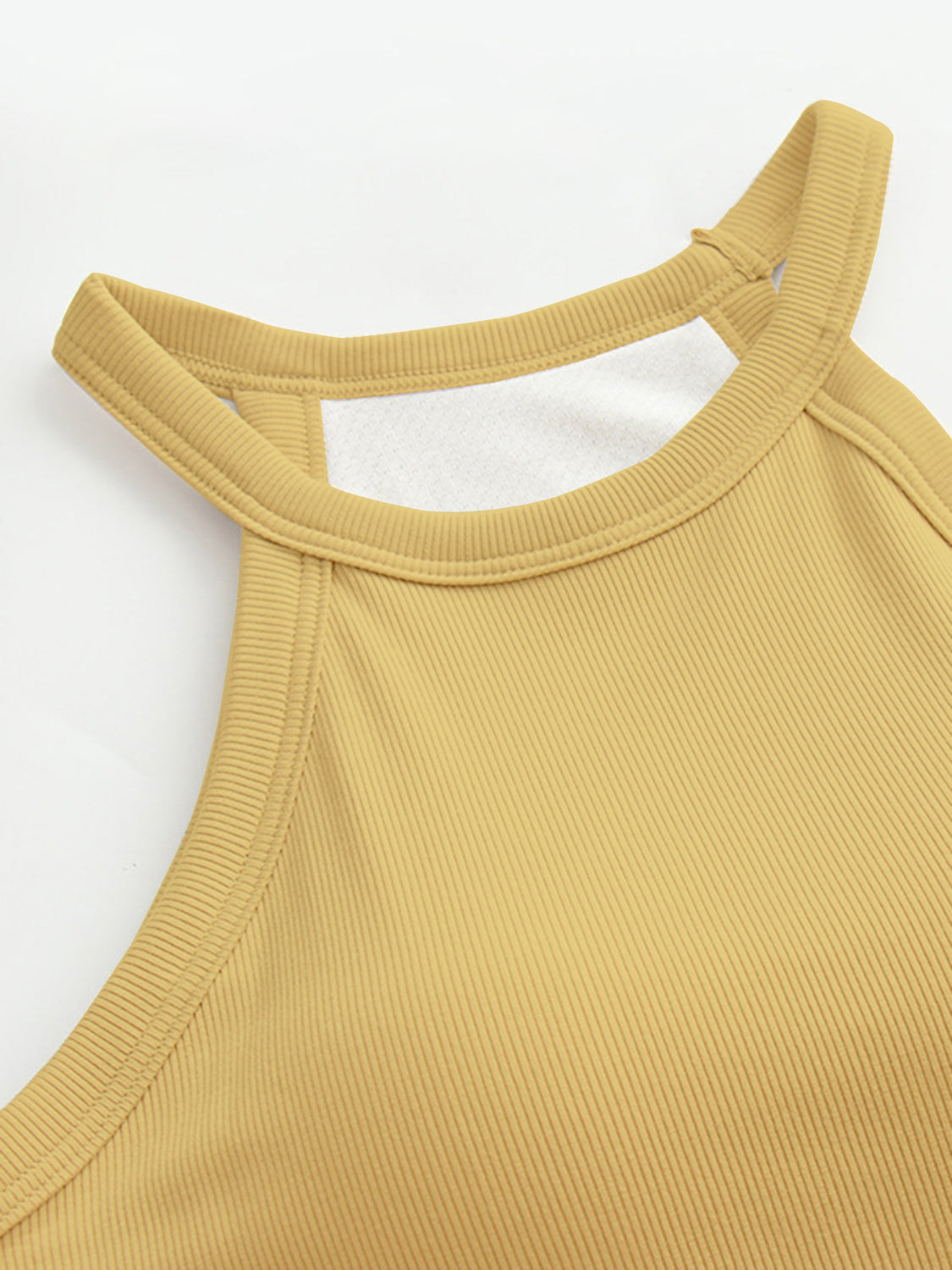 Blueberi B Women’s Grecian Neck Tank With Chest Pads Viscose Elastane Size S-XL