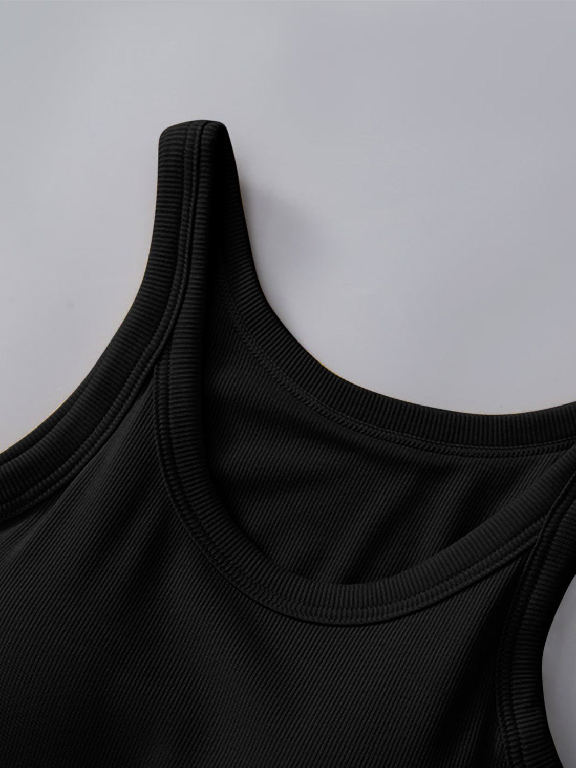 Blueberi B Women’s Round Neck Tank with Bra Viscose Spandex Size S-XL